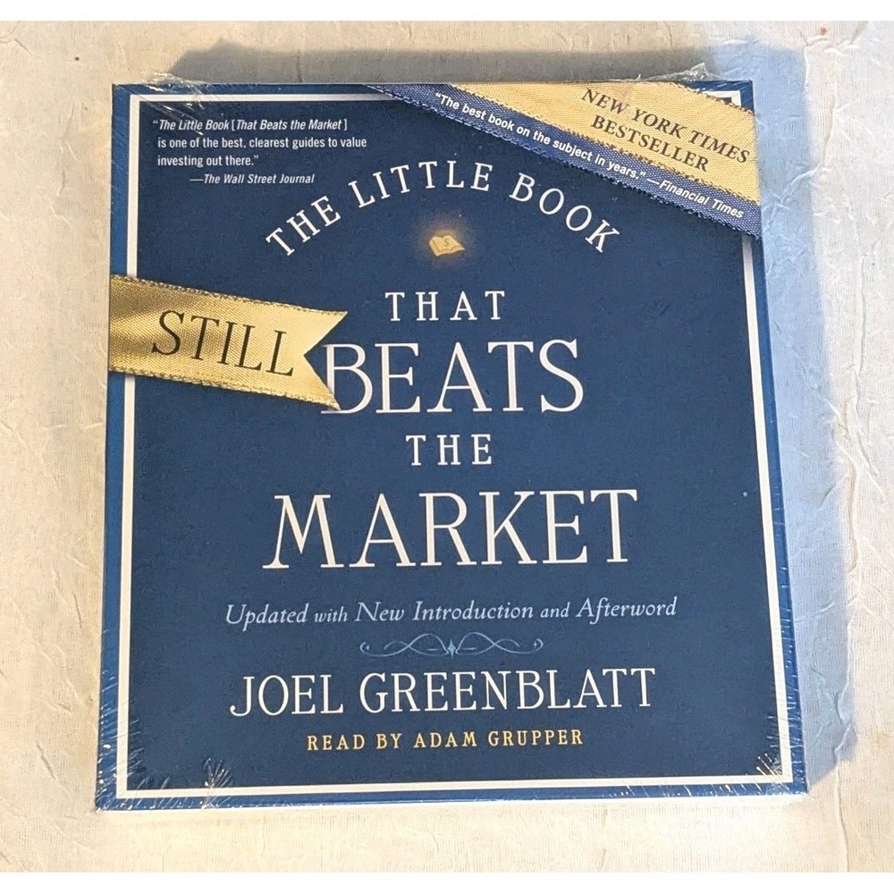 NEW The Little Book That Still Beats the Market Audiobook Greenblatt 4 CDs 2010